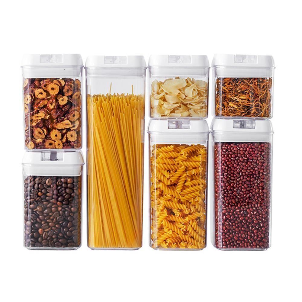 Kit 7 Potes Hermetico Completo 35 Adesivos Conjunto - 3