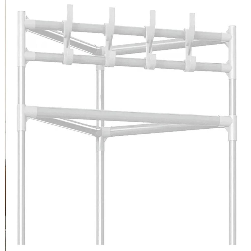 Sapateira Rack Canto Cabides Roupas Portatil Armario - 5
