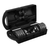 Kit Halteres Barras E Anilhas Musculação 19 Peças Completo - 6