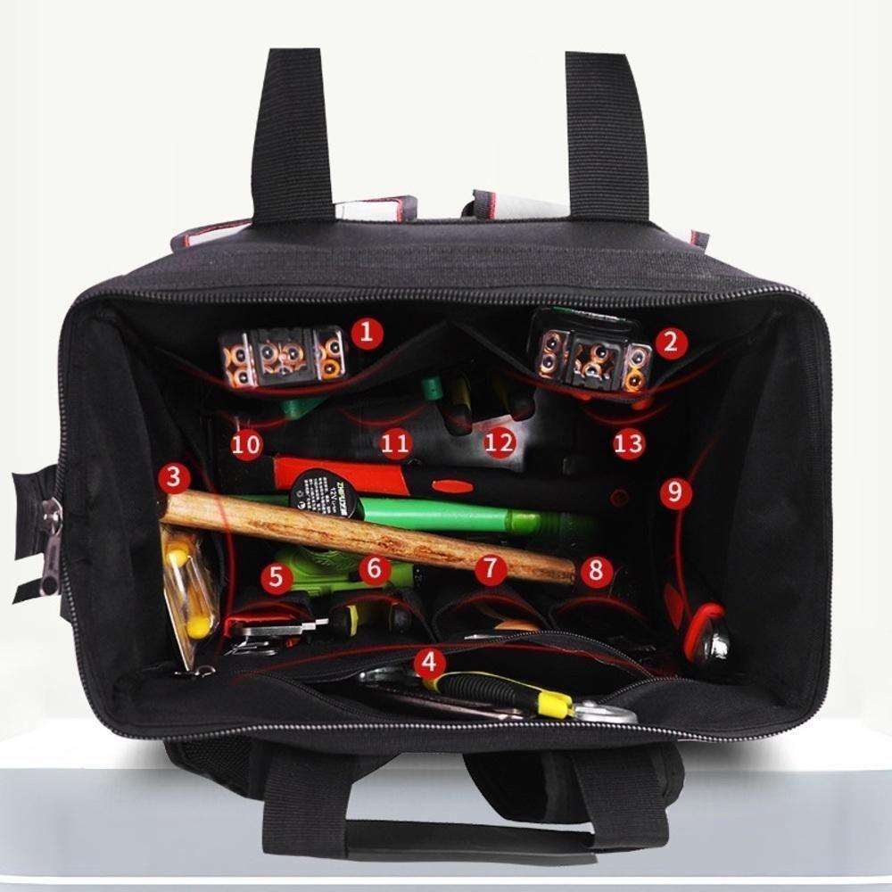 Mochila Ferramentas Base Emborrachada Reforcada Bolsa - 4