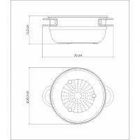 Cozi-vapore Tramontina Solar 24cm Em Aço Inox - 4