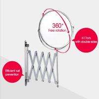 Espelho Aumento 5x Sanfonado Articulado Parede Extensivel - 5