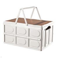 Caixa Dobravel Vira Mesa Portatil Armazenamento Cesta - 7