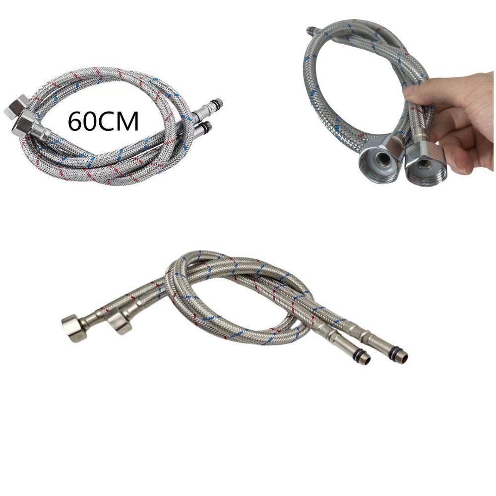 Engate Mangueira Flexível Aço Inox Trançado 60 Cm - 8