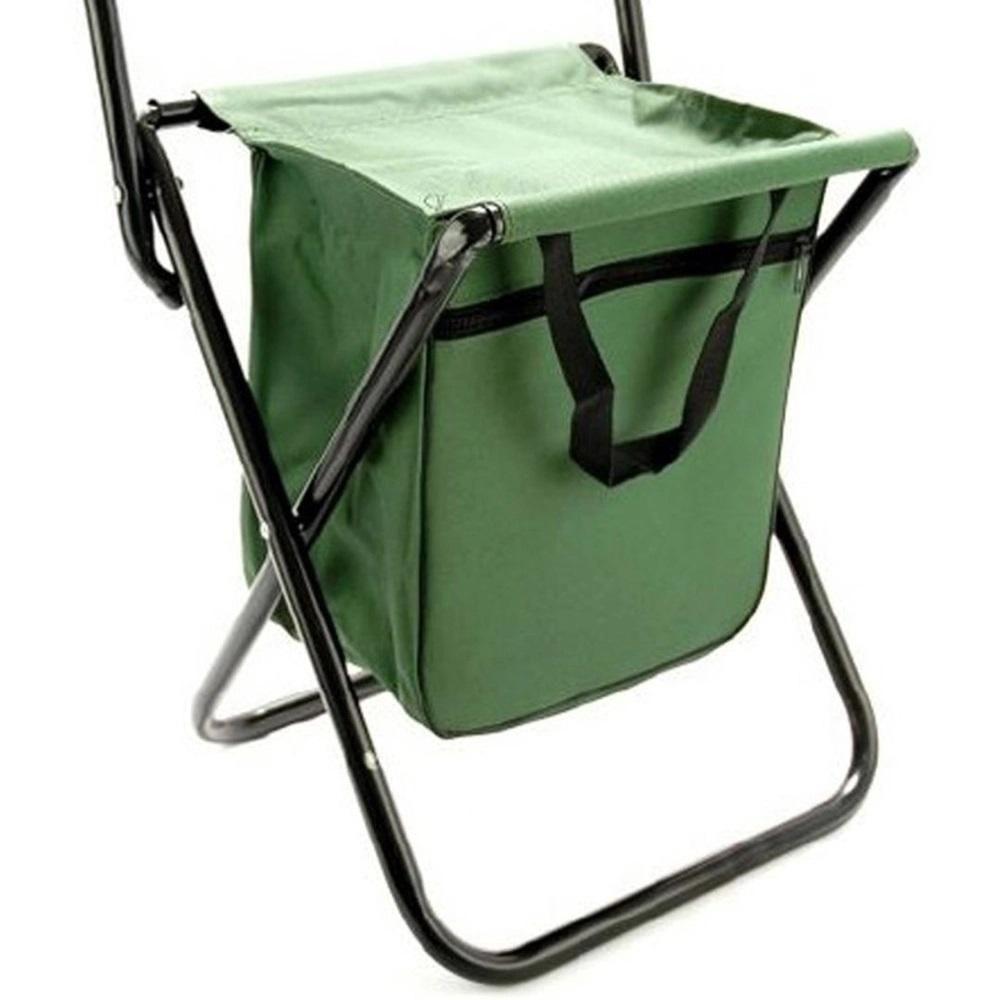 Cadeira Camping Com Bolsa Organizador Dobravel Banqueta - 2