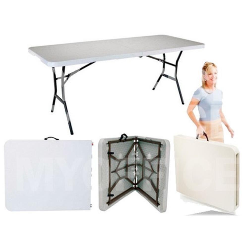 Mesa Dobravel 1 83m Gigante Vira Maleta 400kg Camping Praia - 4