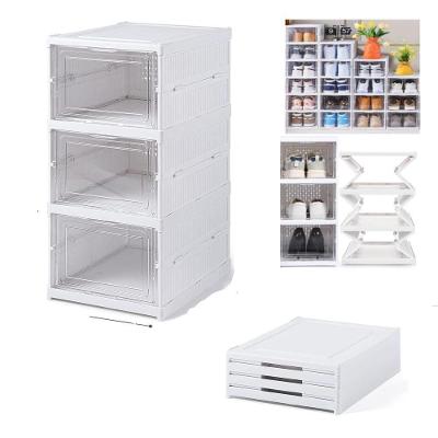 Armario Dobravel 3 Andares Sapateira Organizador Brinquedos