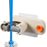 Suporte Vassoura Rodo Parede Adesivo Porta Multifuncional 2 - 7