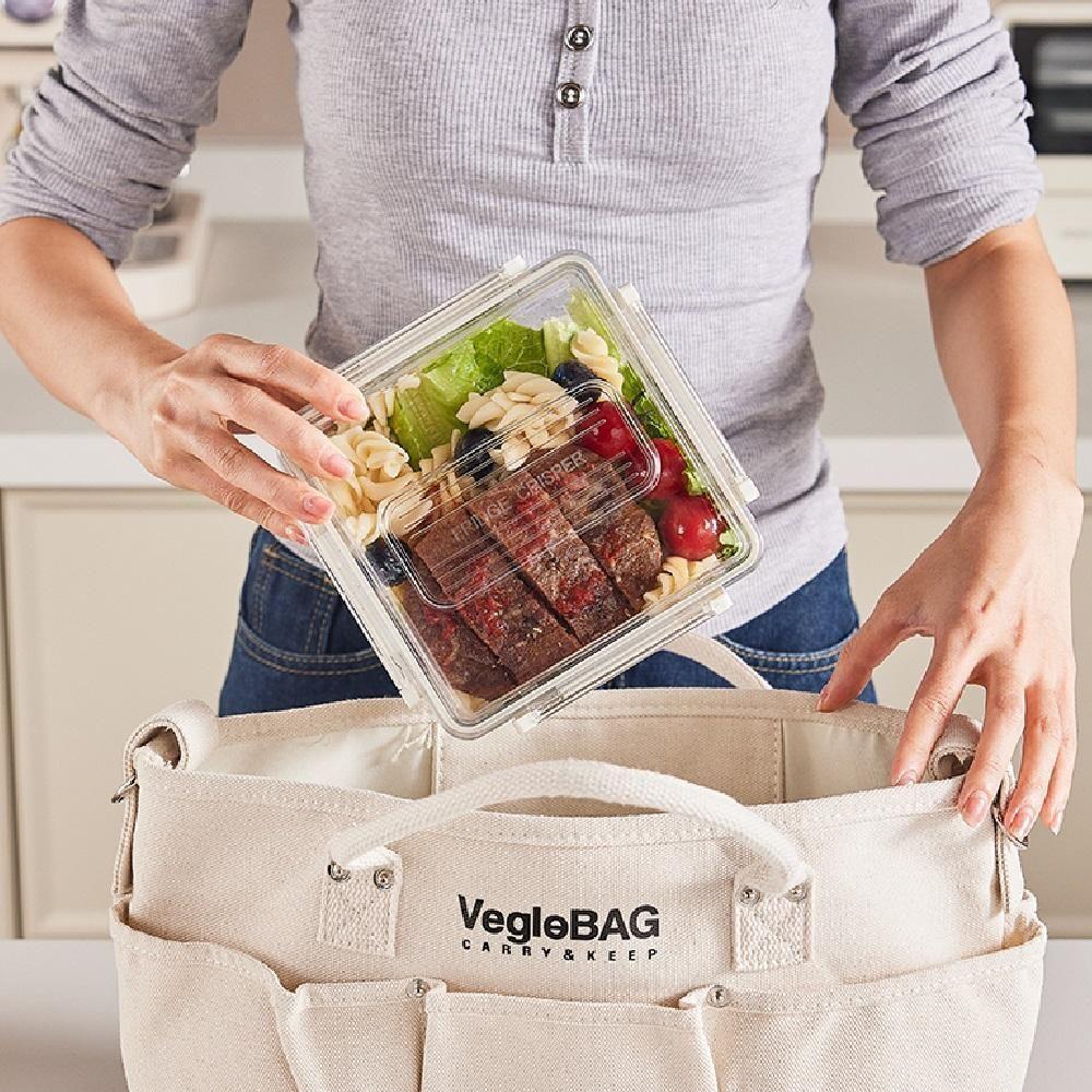 Kit 3 Potes Hermeticos Organizador Geladeira Fresh Box Com - 7