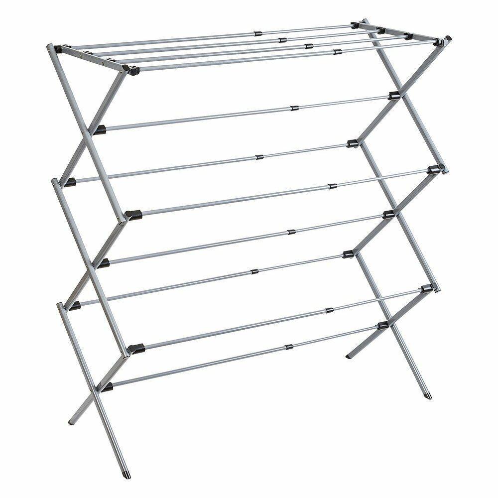 Varal Chao Secador Roupas Dobravel Telescopico Vertical - 5