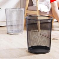 Cesto Lixo Aramado Metal Lixeira Escritorio Sala Cor:preto - 3