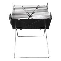 Churrasqueira Portatil A Carvao Dobravel Camping Praia Slim - 5