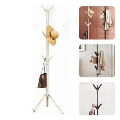 Cabideiro Organizador Chao 9 Ganchos Mancebo Arara Roupa Cor:branco