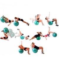 Bola Pilates Yoga Funcional 75cm Suica Fisioterapia Suporta