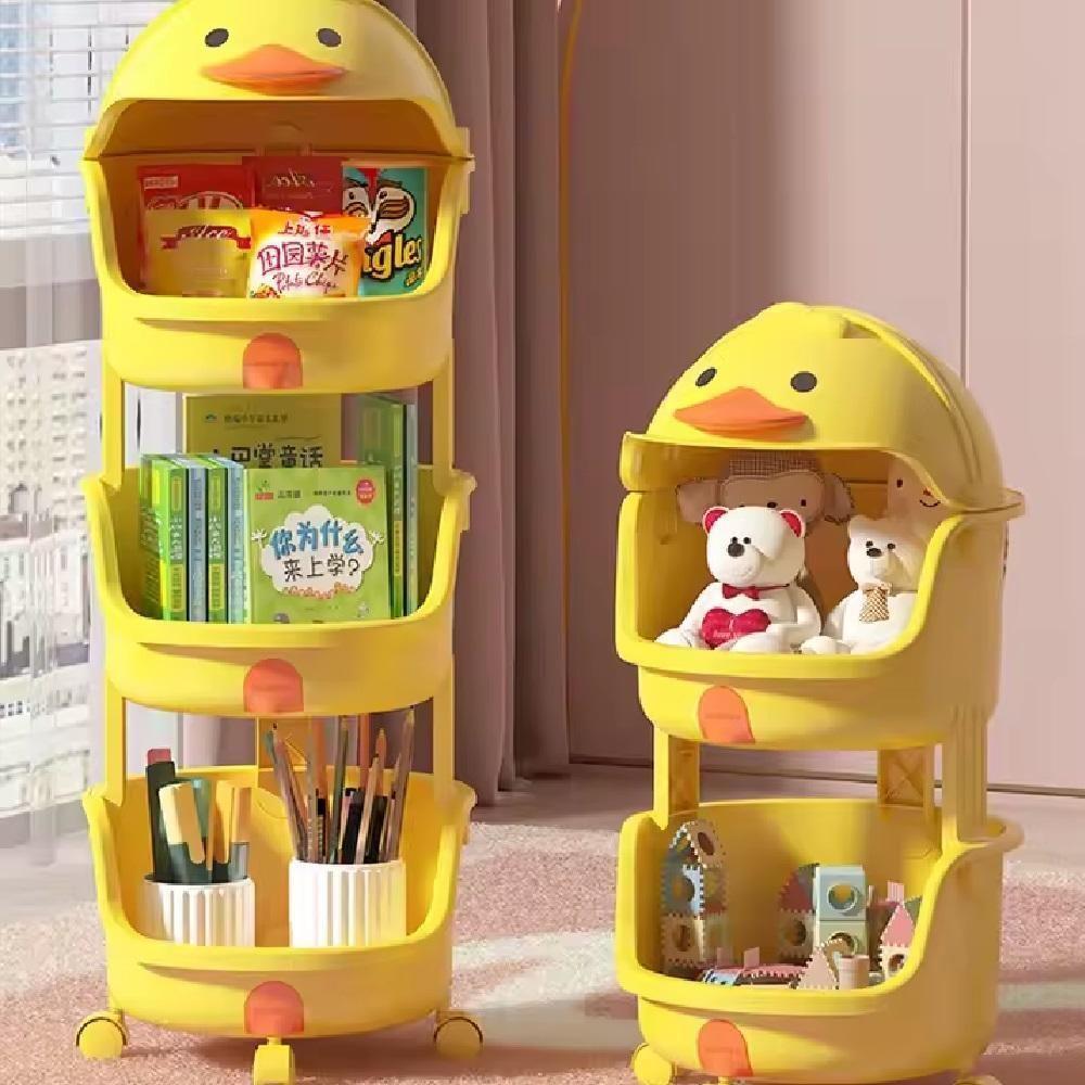 Estante Infantil Caixa Organizadora Bau Brinquedos Porta - 4