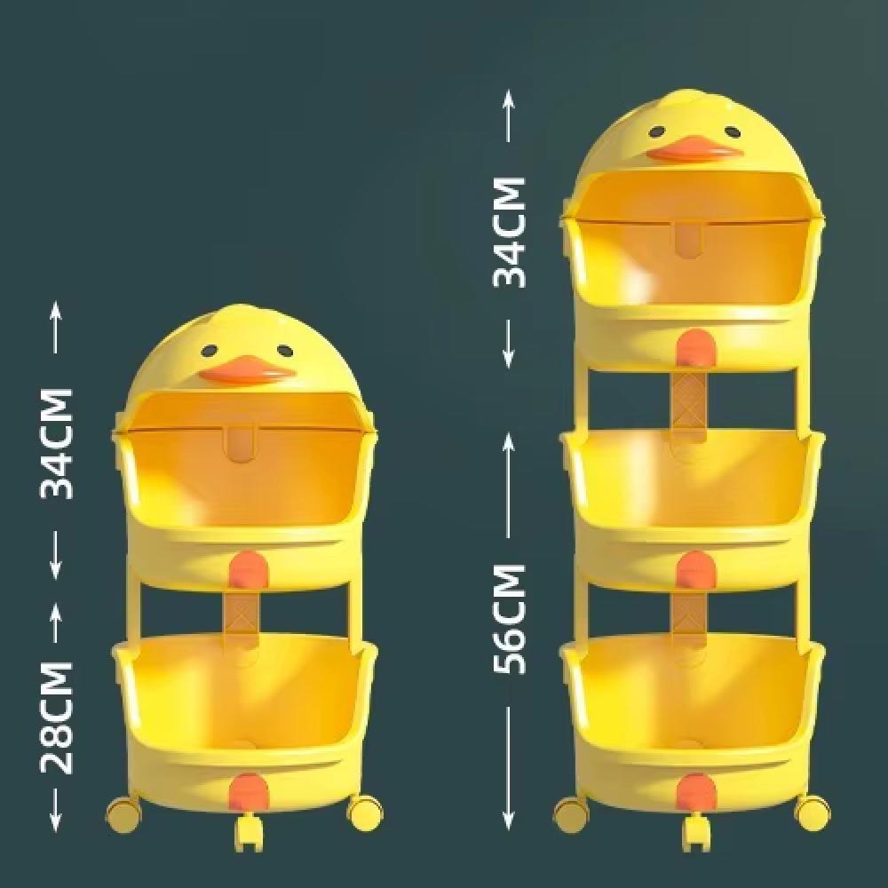 Estante Infantil Caixa Organizadora Bau Brinquedos Porta - 6