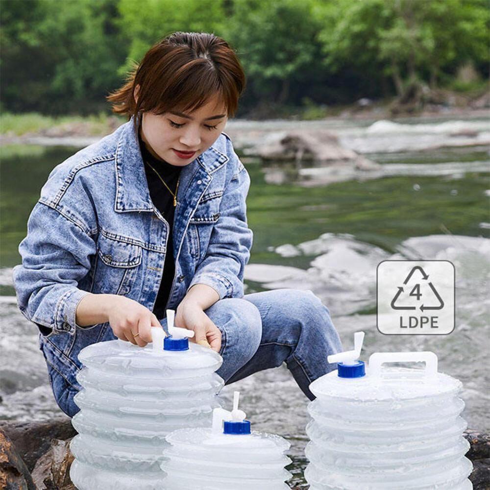 Galao Agua Dobravel Garrafa Camping Esportes Tanque - 5