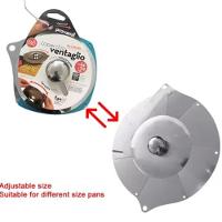 Tampa Panela Frigideira Em Inox Universal Tamanho:ajustavel