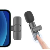 Microfone Lapela Condensador Sem Fio Celular Ios Gravacao - 7