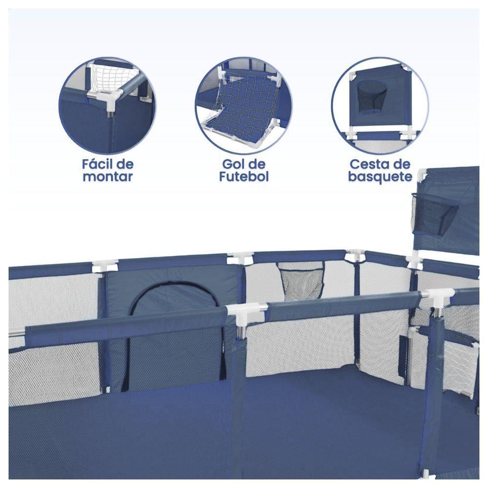 Cercadinho Chiqueirinho Infantil Cesta Basquete Gol - 10