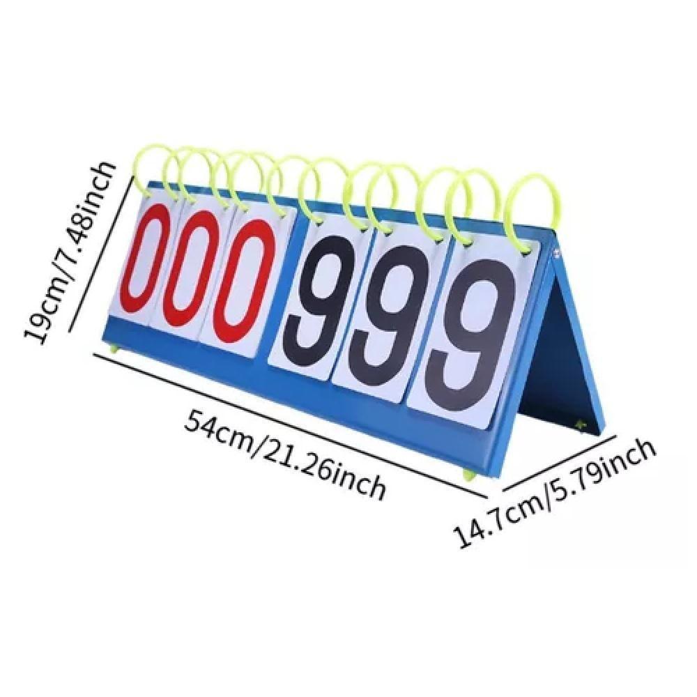 Placar 6 Digitos Mesa Grande Contador Pontos Triplo 999 - 7