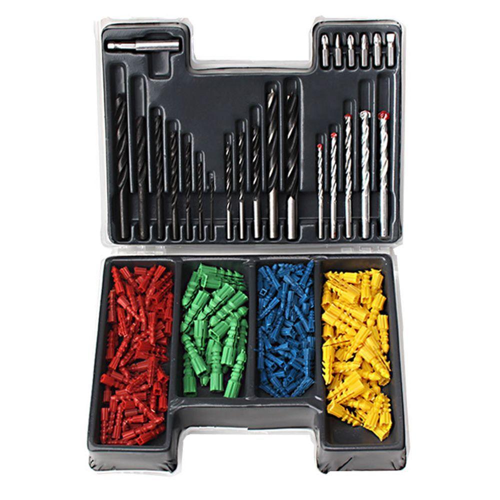 Jogo De Brocas Bits E Buchas 300 Peças Com Maleta - 6