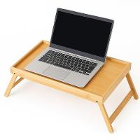 Bandeja Mesa Notebook Bambu Dobravel Rustica Apoio Madeira - 3