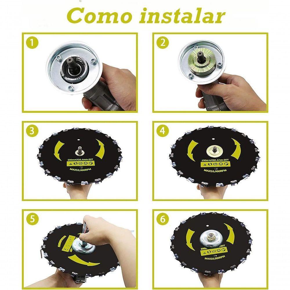 Disco Para Roçadeira 230mm - 4