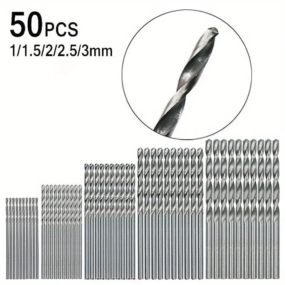 Jogo 50 Brocas Aço Rápido - 1