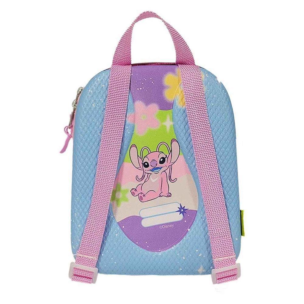 Mochila Escolar Infantil Angel Stitch Tamanho P - 3