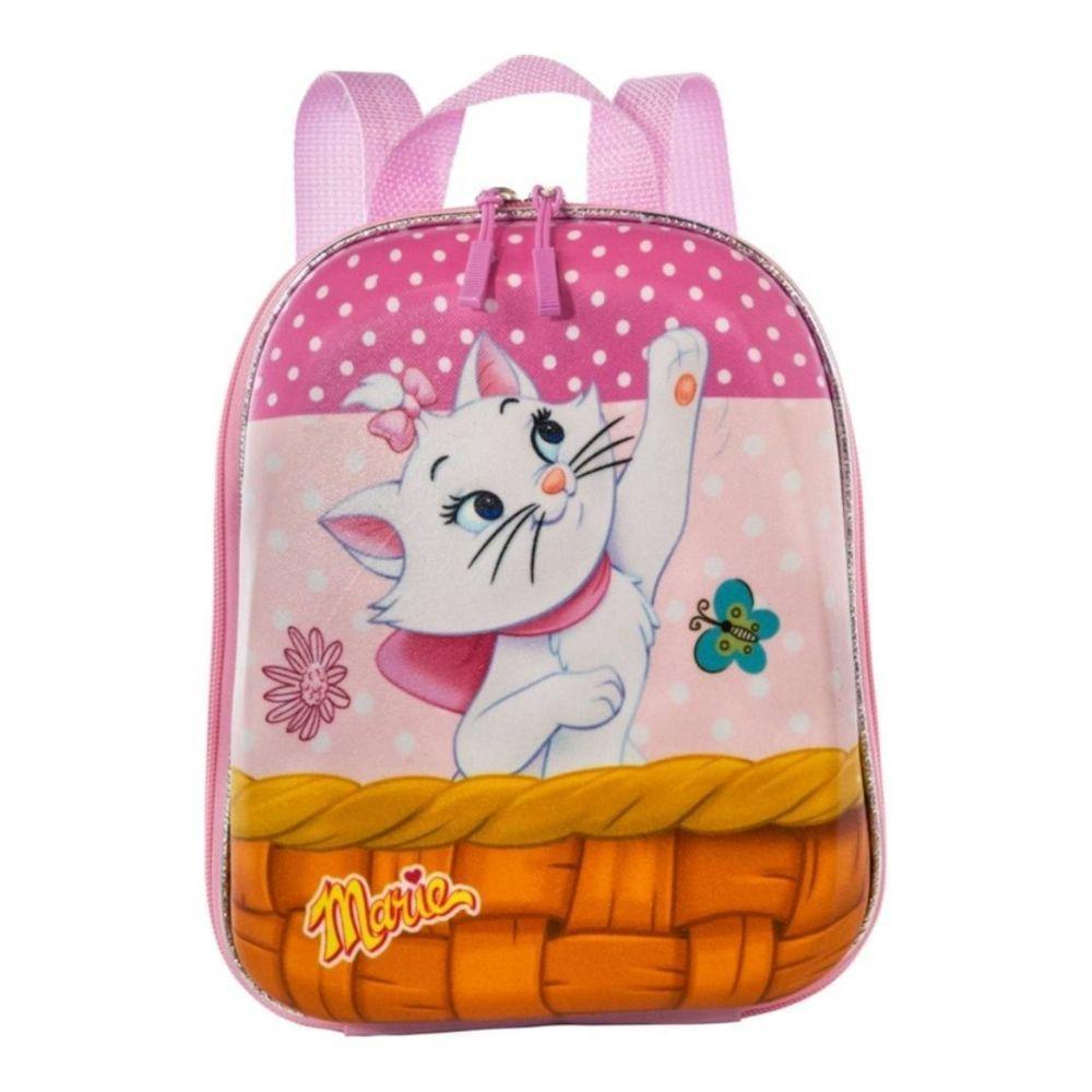 Mochila Escolar Infantil Gatinha Marie Tamanho P - 2
