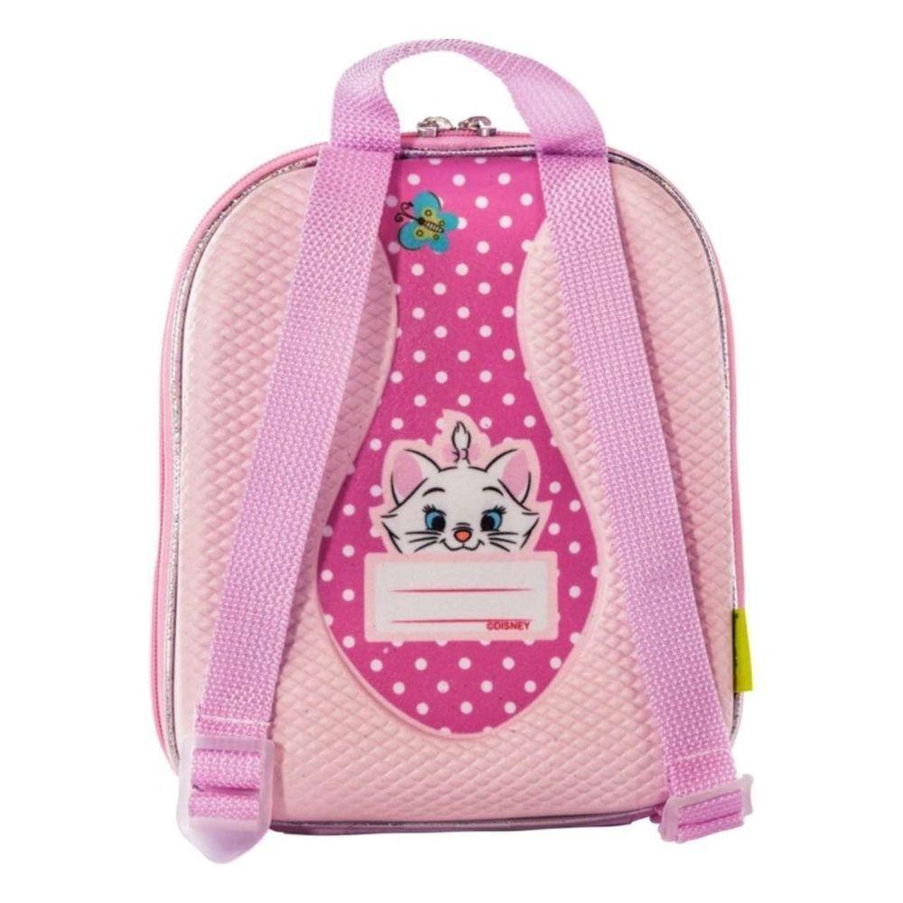 Mochila Escolar Infantil Gatinha Marie Tamanho P - 3