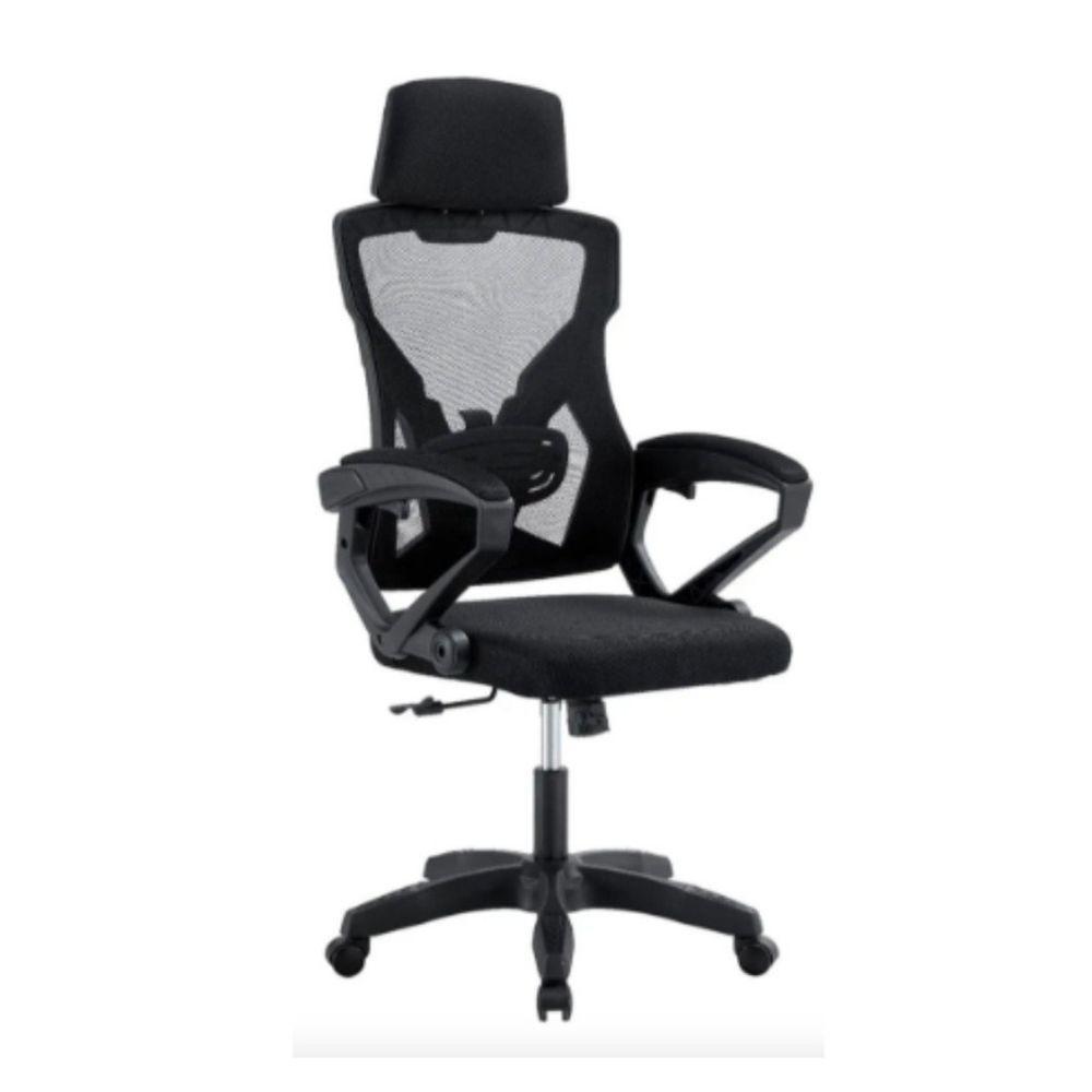 Cadeira De Escritório Presidente Executiva Gamer Preta - 1