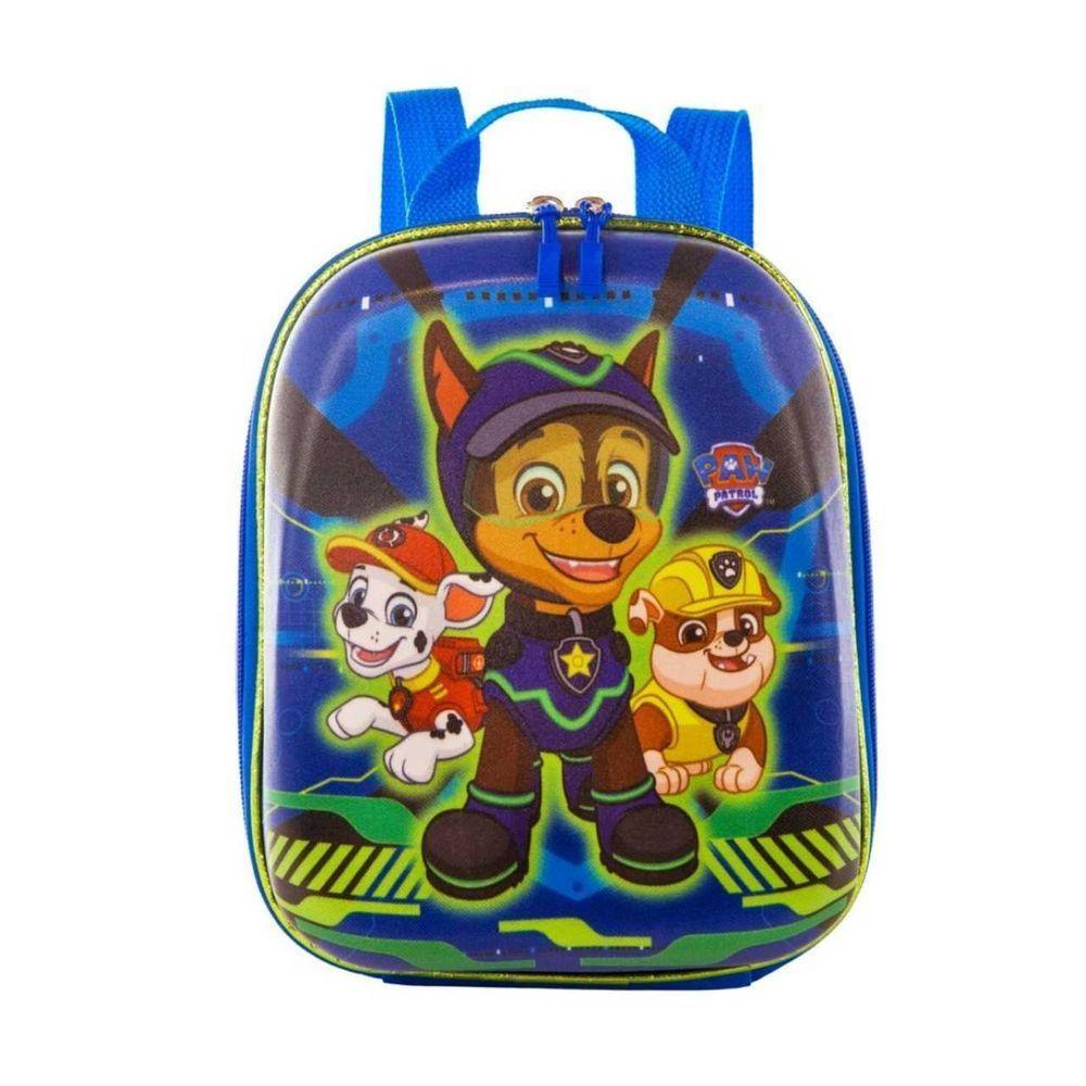 Mochila Escolar Infantil Patrulha Canina Chase Spy Tamanho P - 1