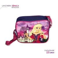 Kit Mochila Infantil Escolar Com 3 Peças Princesas Roxa - 3