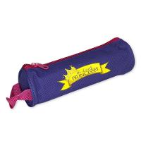 Kit Mochila Infantil Escolar Com 3 Peças Princesas Roxa