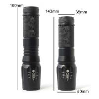 Lanterna Led Tatica Militar + Zoom - 800 Lumens X900 - Bmax - 3