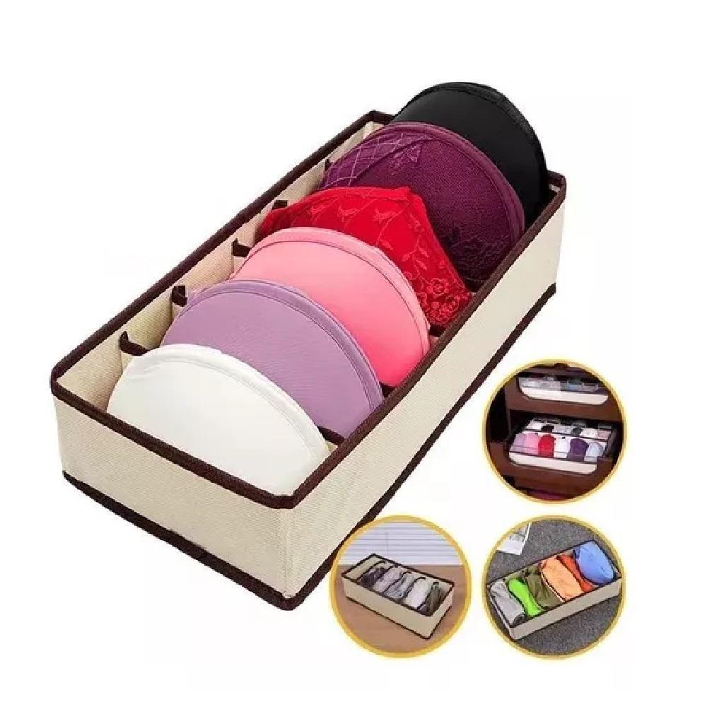 Organizador De Sutia 6 Nichos Porta Cueca Camisetas Gavetas Armario Guarda Roupa Closet Colmeia Calcinha Meia Multiuso - 4