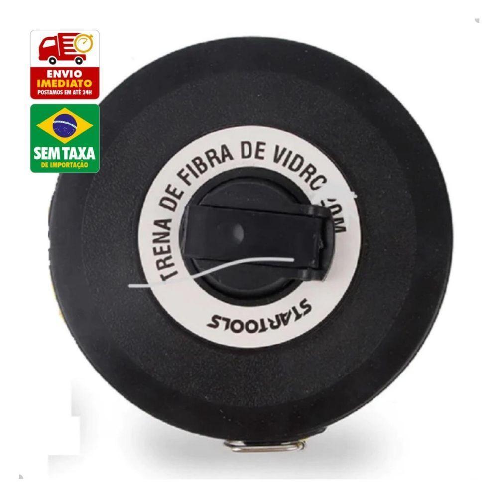 Trena Fibra De Vidro Redonda 20 Metros Profissional Trena Métrica Longa Fita - 3