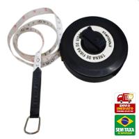 Trena Fibra De Vidro Redonda 20 Metros Profissional Trena Métrica Longa Fita - 2