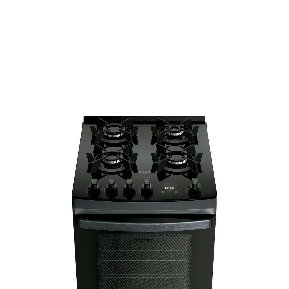 Fogão 4 Bocas Dako Supreme Painel Touch E Timer Bivolt - 2