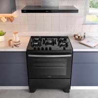 Fogão 5 Bocas Dako Supreme Mesa De Vidro Tripla Chama Bivolt - 6