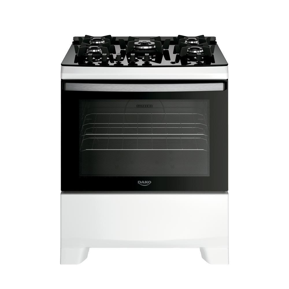 Fogão 5 Bocas Dako Supreme Com Mesa De Vidro Bivolt - 1