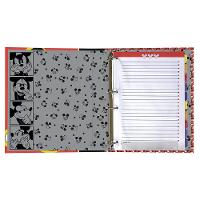 Fichário Colegial Disney Mickey Com 48 Folhas Decoradas Dac - 3