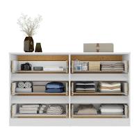 Cômoda Com 6 Gavetas 120cm Multimóveis Mp4396 Branco - 5