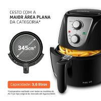 Fritadeira Sem óleo Air Fryer Pratic 3,6L Mondial AF-36-BI 110V/60HZ - 5