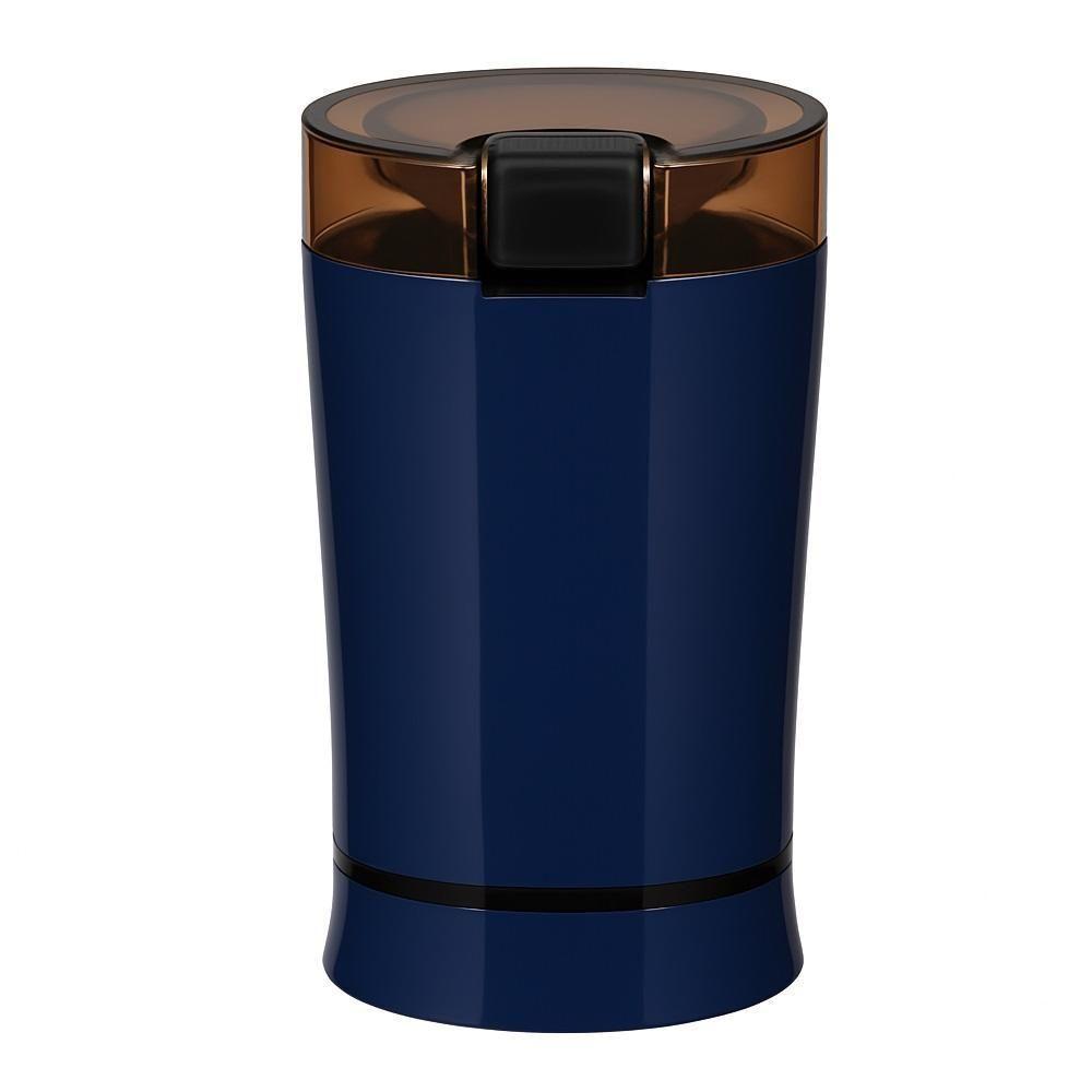 Moedor Triturador Doméstico Portátil Alimentos Secos Lâmina Inox Café Especiarias Luxo 110V Azul - 1