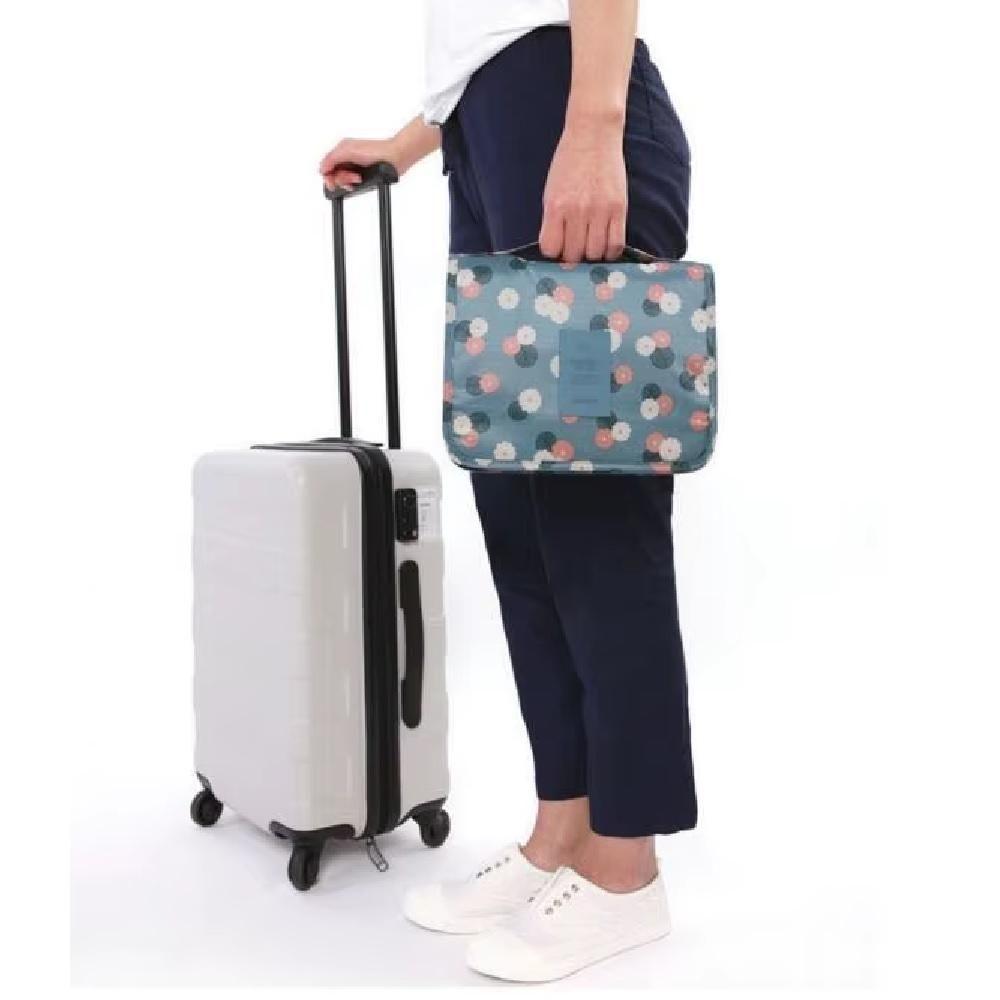 Frasqueira Necessaire Bolsa De Viagem Cabide Organizador Cosmeticos Maquiagem Maleta Com Gancho Academia - 6