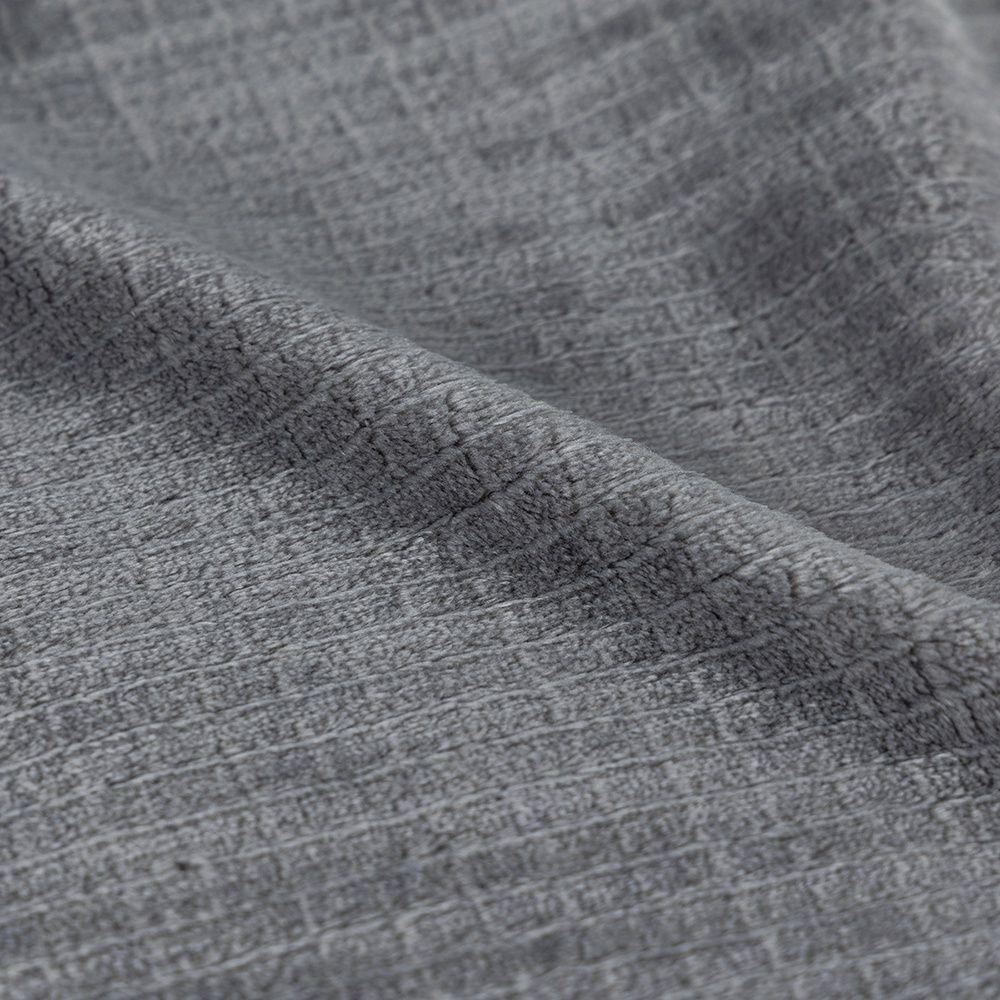 Cobertor Ultrasoft Dublin Queen 01 Peça 100% Poliéster - Cinza Lunar - 2