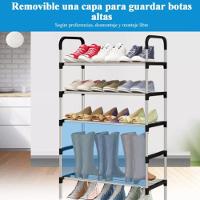 Estante Organizadora Multiuso 5 Prateleiras Sapateira Modular 15 Pares Lavanderia Rack Multiuso